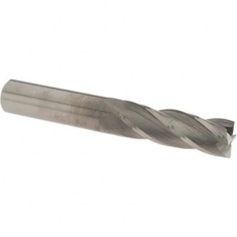 OSG 3/4, 2-1/4 LOC, 3/4 Shank Diam, 5 OAL, 4 Flute, Solid Carbide Square End Mill Single End, Uncoated, Spiral Flute,...